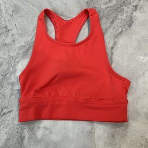Aerie Sports Bra Chill Play Move Strappy Crisscross Unlined Coral Size XS Xsmall